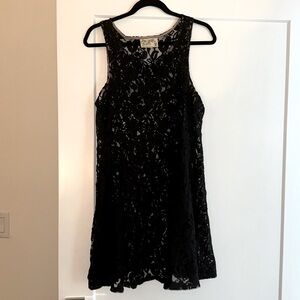 Free People Black Lace Dress